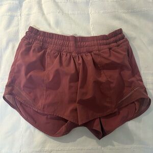 Lululemon Athletica Red Athletic Shorts Lightweight Performance
